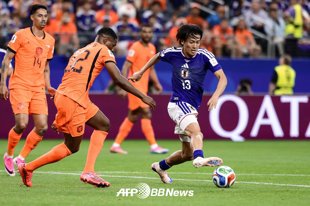 Imagen del partido entre Países Bajos y Japón correspondiente a la primera jornada del Grupo F de la Copa Mundial de la FIFA 2026 de la CONCACAF, celebrado el día 15 en el estadio de Dallas, Estados Unidos. /Foto=AFPBBNews=News1