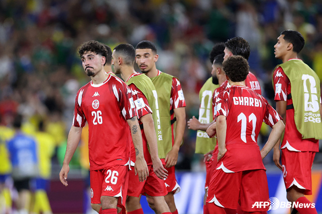 Tunisia national football team. /AFPBBNews=NEWS1