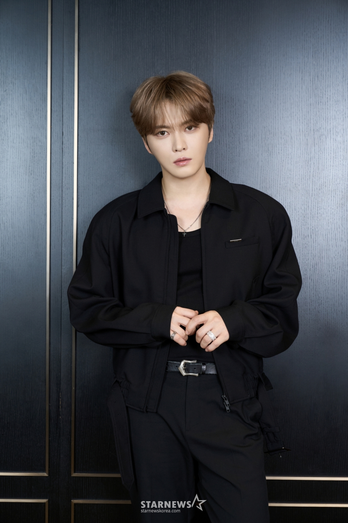Actor Kim Jae-joong, the lead of the film "The Gentleman: Whisper of the Evil Spirit," poses for a roundtable interview held on the 16th. /Photo provided by Library Company 2026.06.16 /Photo=Lee Dong-hoon photoguy@