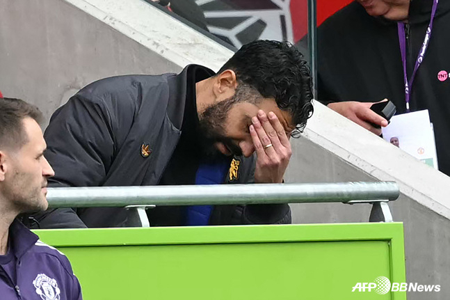HLV Ruben Amorim thời Man Utd. /AFPBBNews = Tin tức 1