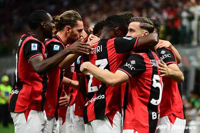 Đội tuyển AC Milan. /AFPBBNews = Tin tức 1