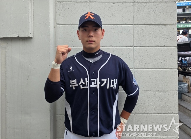 Busan University of Science and Technology's Kwon Hee-jae recently met with StarNews in Daejeon for an interview. /Photo=Senior reporter Kim Dong-yoon