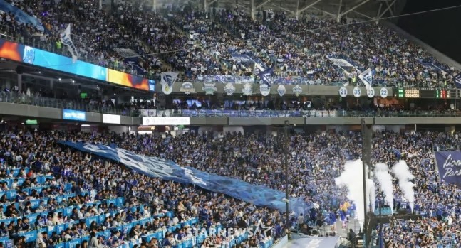 Samsung Lions fans. /Photo=Chief correspondent Kim Jin-kyung
