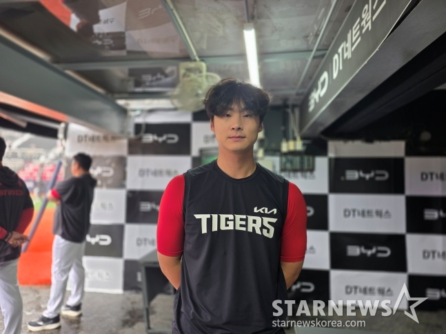 KIA Kwak Do-kyu sostuvo una entrevista con StarNews el día 21, antes del partido contra Suwon KT. /foto=reportero Kim Dong-yoon