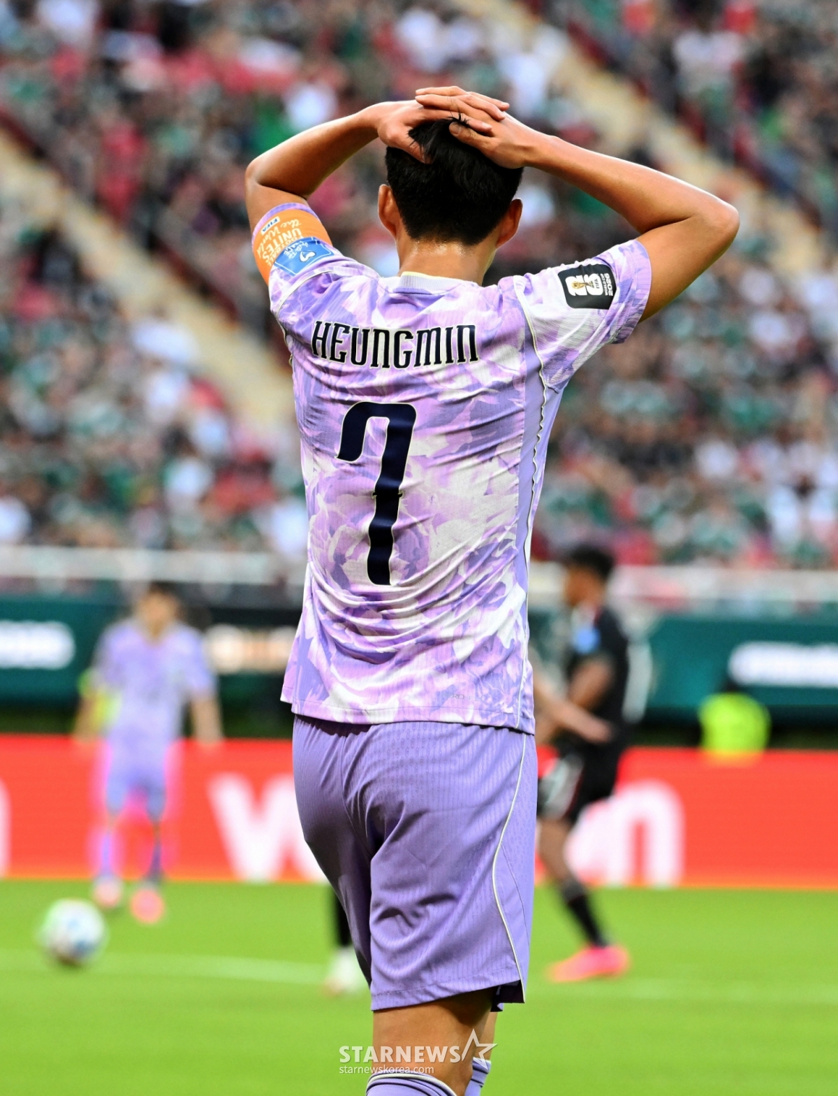 El partido de la fase de clasificación del Grupo A de la Copa Mundial de la FIFA 2026 entre Corea del Sur y México se disputó el día 19 (hora de Corea) en el Estadio Akron de Guadalajara, México. Son Heung-min con expresión de pesar. /foto=corresponsal jefe Kim Jin-kyung