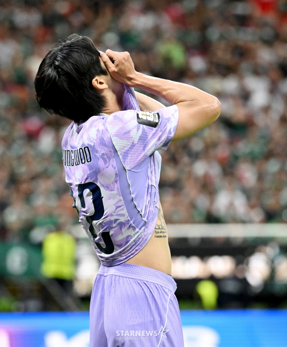 Seol Young-woo, quien no aprovechó su oportunidad, expresa su frustración. 2026.06.19. /Foto=corresponsal jefe Kim Jin-kyung