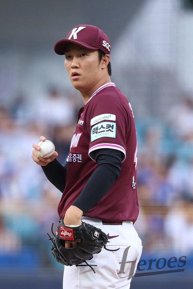 An Woo-jin. /Photo=Kiwoom Heroes