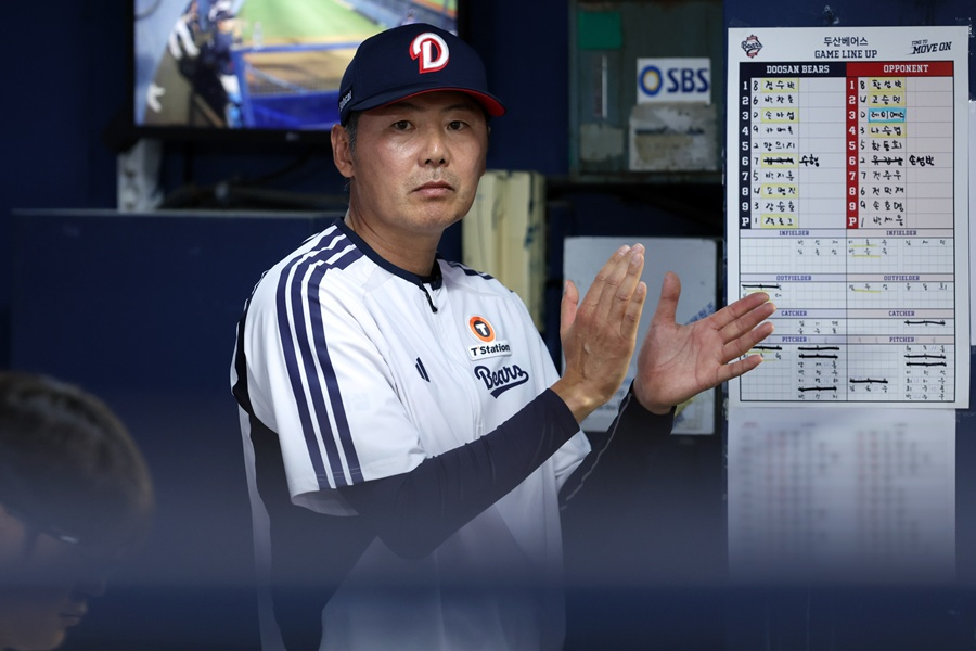 Kim Won-hyung, Doosan manager. /Photo=Doosan Bears