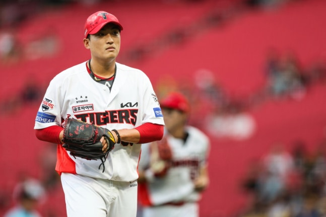 KIA Tigers pitcher Kim Do-hyun. /Foto=KIA Tigers