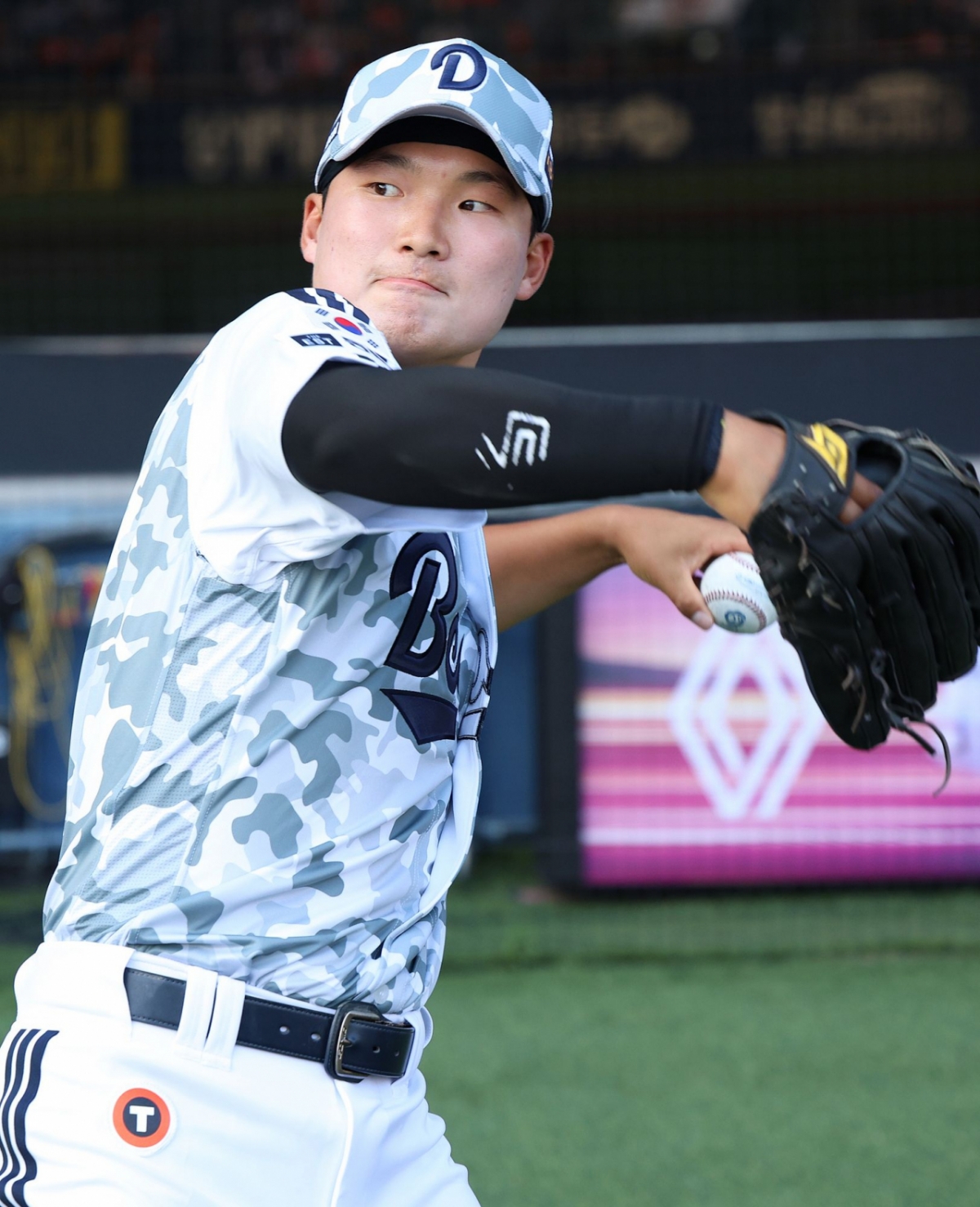 斗山ベアーズの外野手、リュ·スンミン。 /写真=斗山ベアーズ提供