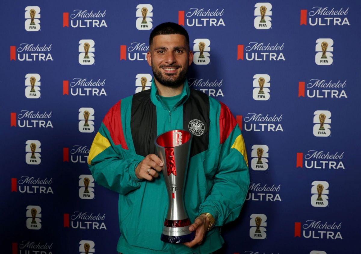Germany national team striker Dennis Undav, named the match's best player in the Group E second-round match against Côte d'Ivoire at the 2026 FIFA North American World Cup. /Photo=FIFA SNS capture