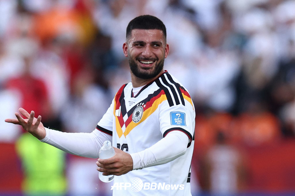 Germany national team striker Dennis Undav. /AFPBBNews=NEWS1