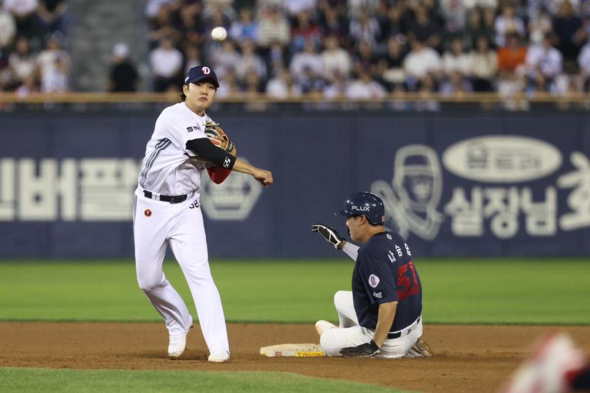 El infielder de los Doosan Bears, Park Jun-soon. /Foto=Doosan Bears