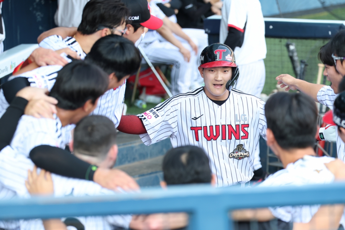 LG Twins Moon Jung-bin. /Photo=LG Twins