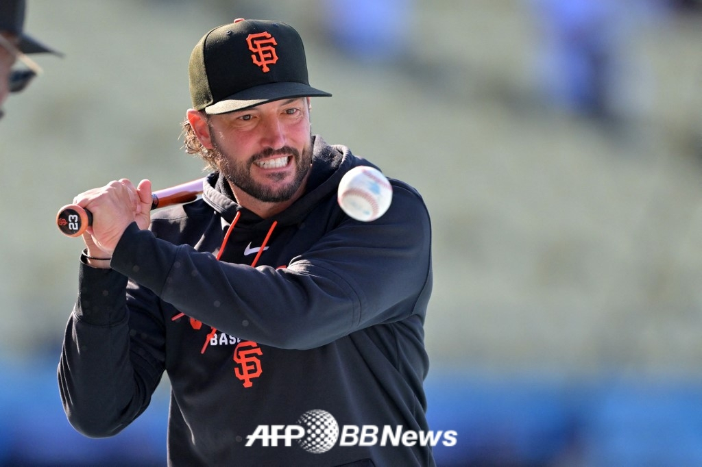 Tony Vitello, manager of the San Francisco Giants. /AFPBBNews=NEWS1