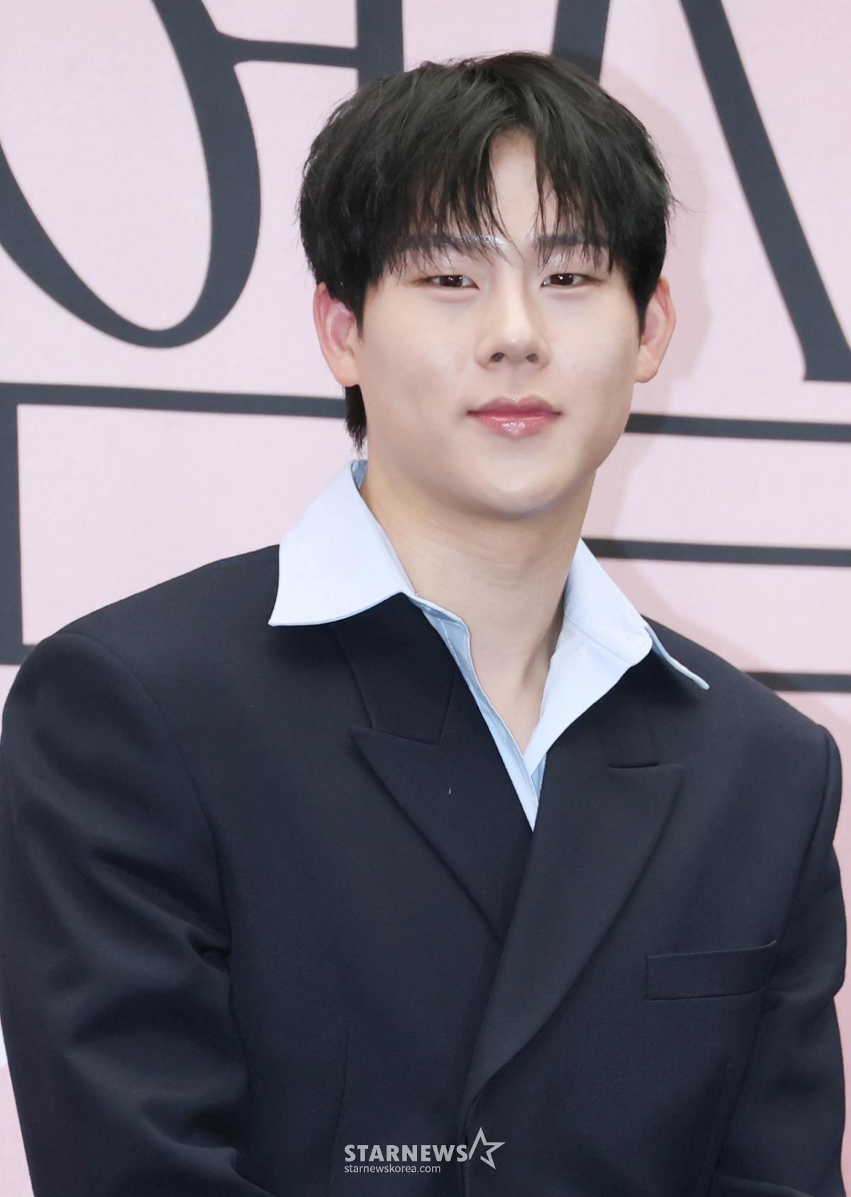 Monsta X's Jooheon poses at the Netflix variety show 'Love Lab' press conference held at the Stanford Hotel in Sangam-dong, Mapo-gu, Seoul, on the afternoon of the 23rd. /2026.06.23 /Photo=Lee Dong-hoon photoguy@