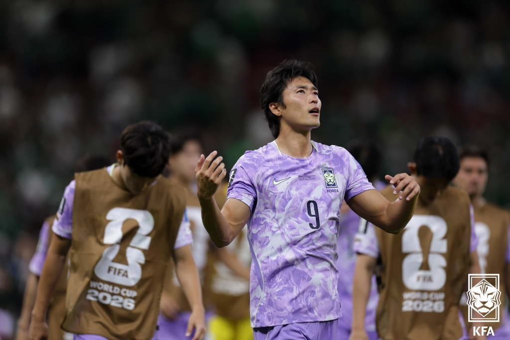 Atacante del equipo de fútbol de la República de Corea, Cho Gue-sung. /foto=Federación Coreana de Fútbol