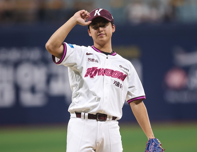 Park Jun-hyun. /Photo=Kiwoom Heroes