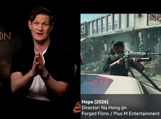 マット·スミス、「ホープ」予告編/写真=BBCのユーチューブ映像をキャプチャー