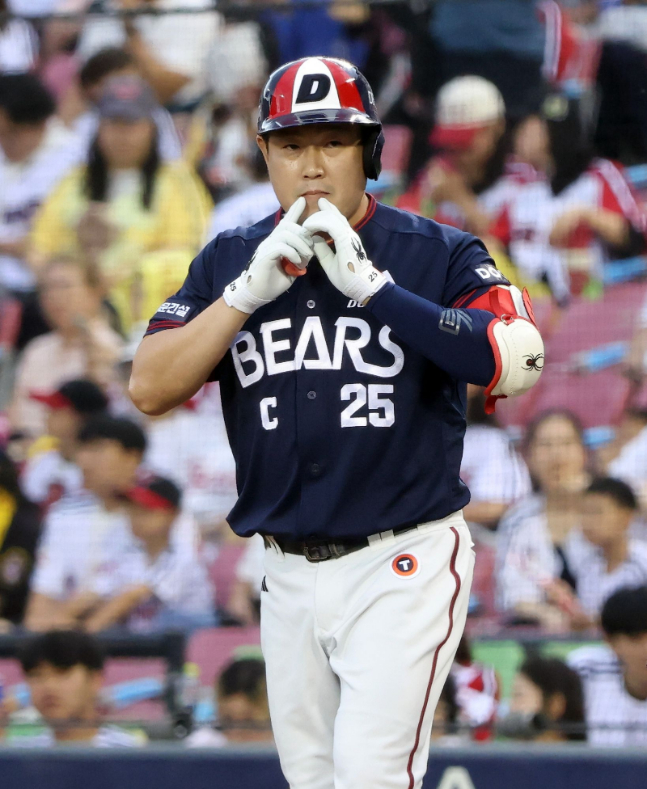 Кэтчер Doosan Bears Ян Ый-джи. /Фото = Предоставлено Doosan Bears.