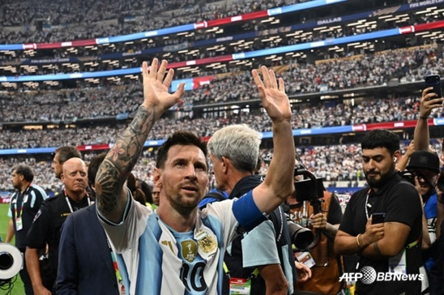 Lionel Messi, captain of the Argentina national football team. /AFPBBNews=NEWS1