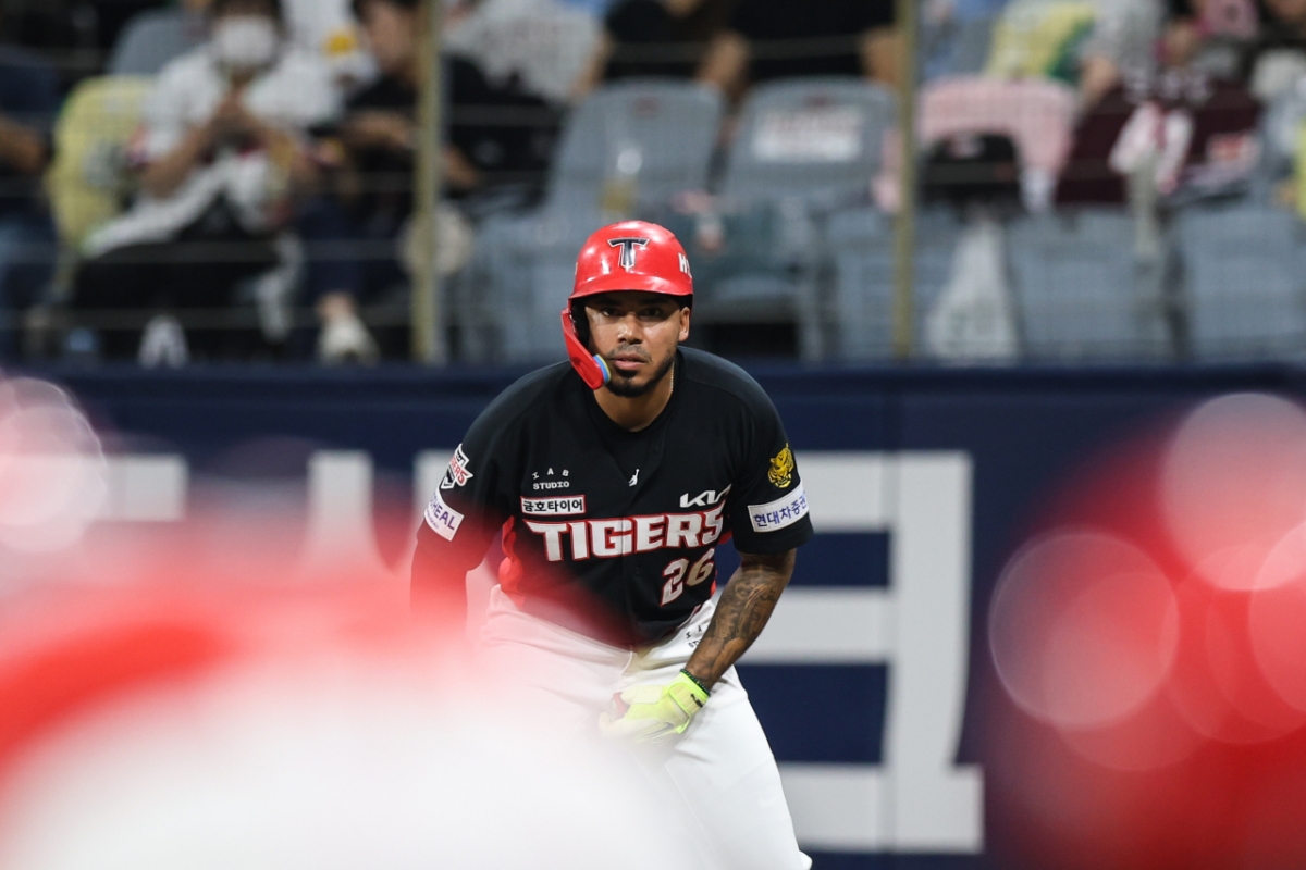 KIAタイガースの外国人打者カストロ。/写真=KIAタイガース提供