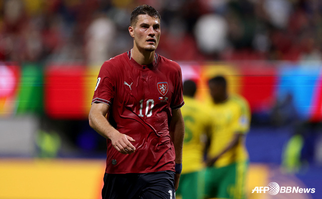 El delantero checo Patrick Schick. /AFPBBNews=NEWS1