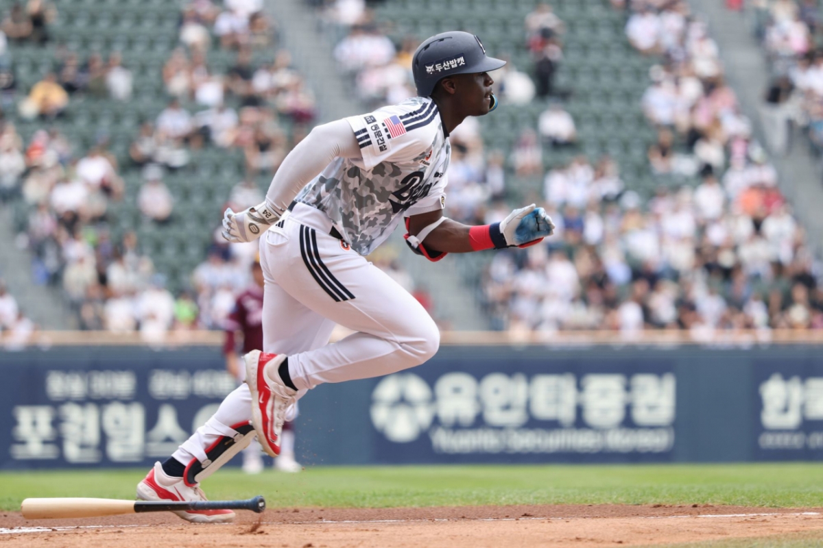 Иностранный нападающий Doosan Bears Даз Кэмерон. /Фото = Предоставлено Doosan Bears.