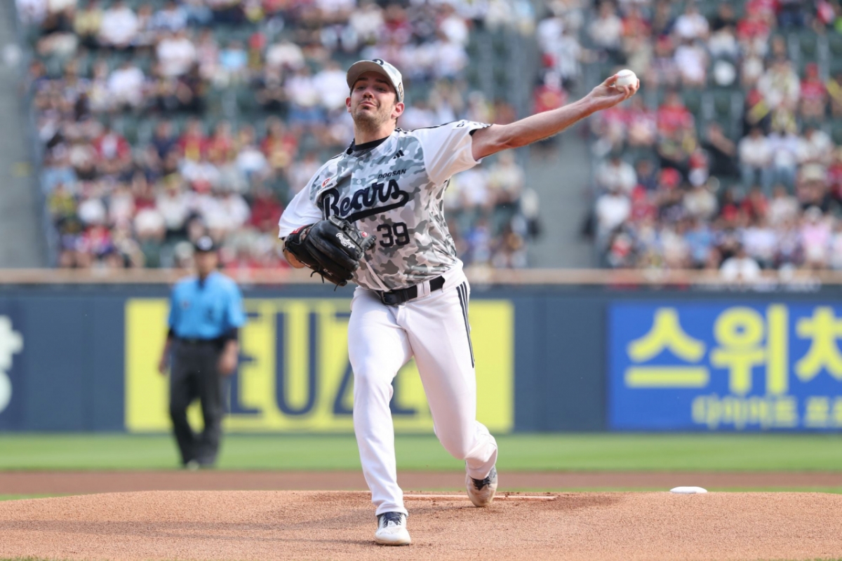 El 27, imagen de Jack-log de los Doosan Bears. /Foto=Doosan Bears