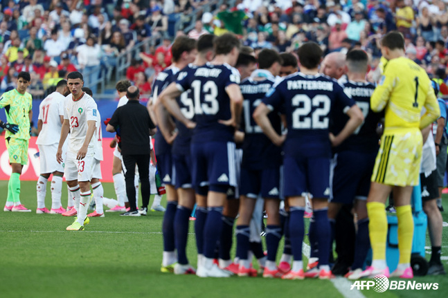 サッカーのスコットランド代表チーム。 /AFPBBNews=ニュース1