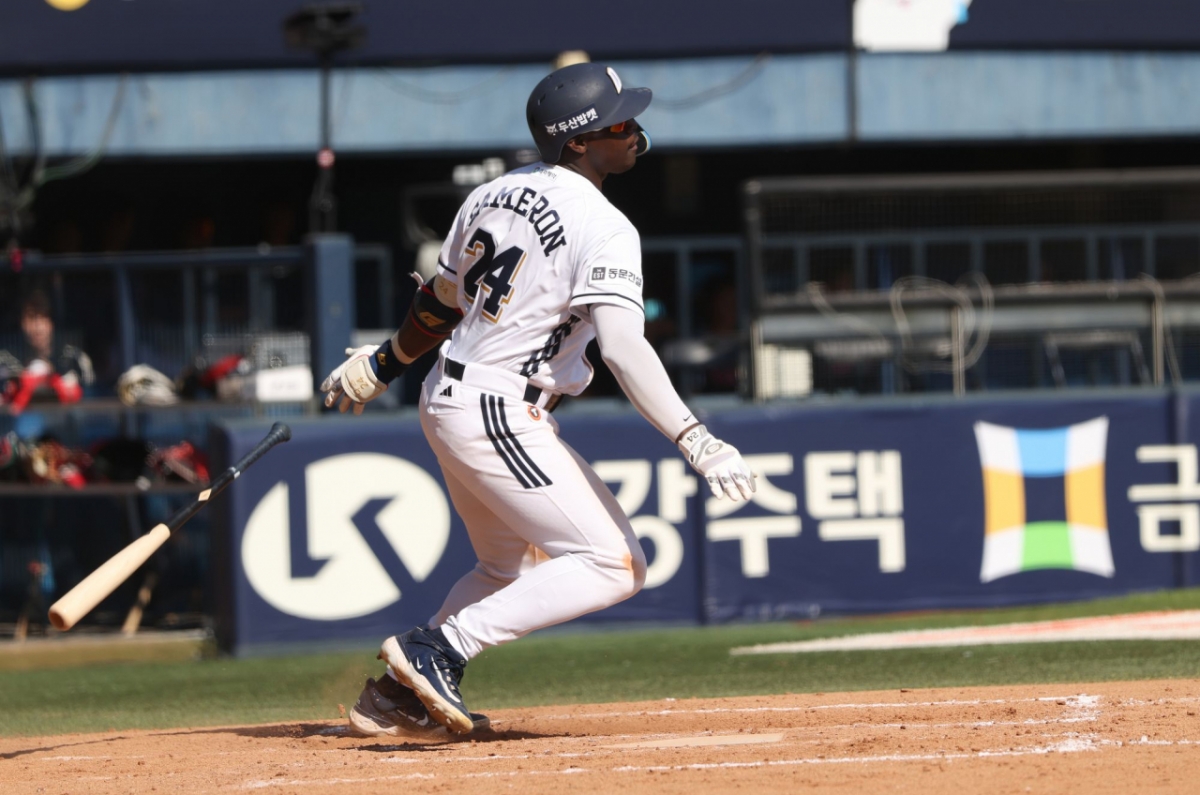 Бывший иностранный нападающий Doosan Bears Даз Кэмерон. /Фото = Предоставлено Doosan Bears.