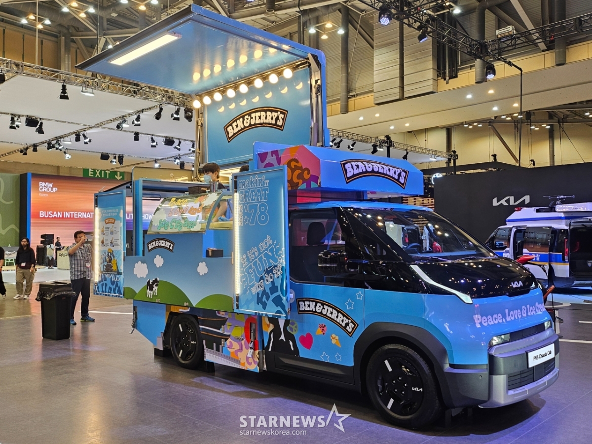 Kia PV5 was presented to visitors in diverse versions