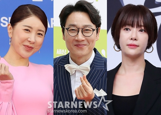 Singer Seo In-young, broadcaster Lee Hwi-jae, actress Hwang Jung-eum /Photo=StarNews