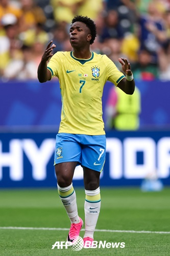 Brazil national team striker Vinicius Junior. /AFPBBNews=NEWS1