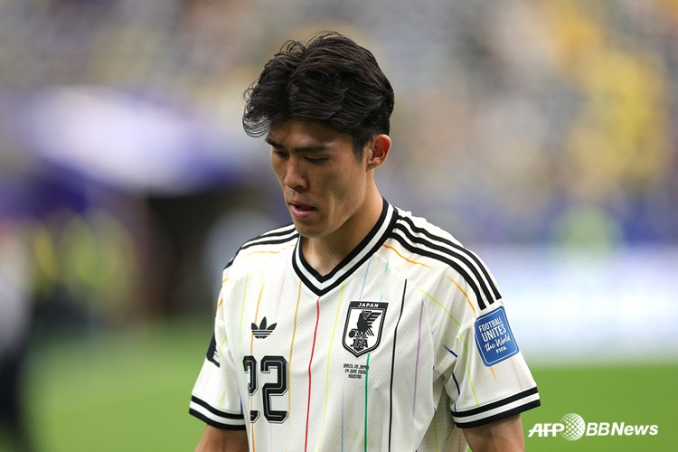 El defensa del equipo nacional de fútbol de Japón, Takehiro Tomiyasu. /Foto=AFPBBNews=NEWS1