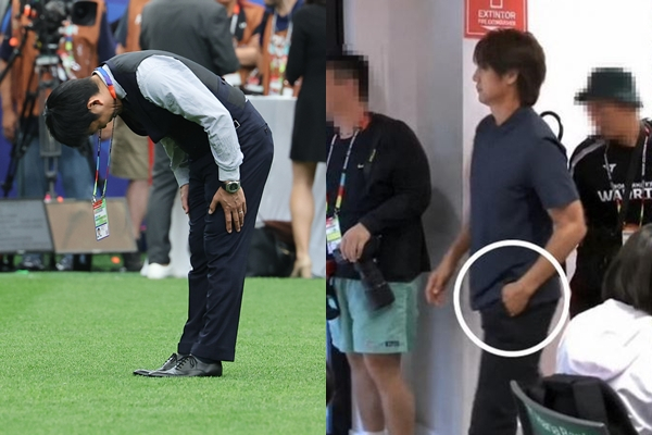 森安肇(左)監督と洪明甫(ホン·ミョンボ)監督。 /AFPBB News=ニュース1、SNSのまとめ