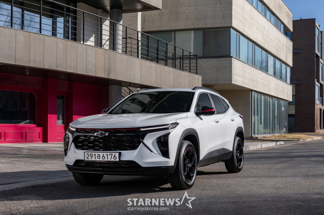 Тракторный кроссовер 2025 года (REDLINE). /Фото = Предоставлено GM Korea.