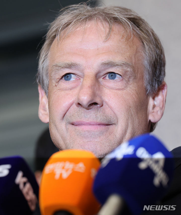 Jürgen Klinsmann, ex entrenador de la selección de fútbol de Corea. /foto=NEWSIS