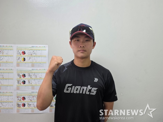 Lotte's Lee Jun-seo. /Photo=Reporter Kim Dong-yun