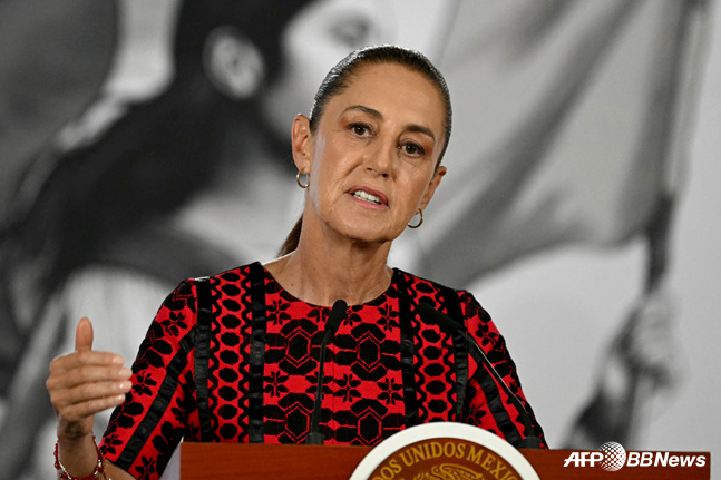 Mexican President Claudia Sheinbaum. /AFPBBNews=NEWS1