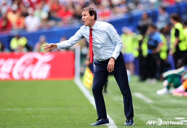 Rudi García, entrenador de la selección belga. /AFPBBNews=NEWS1