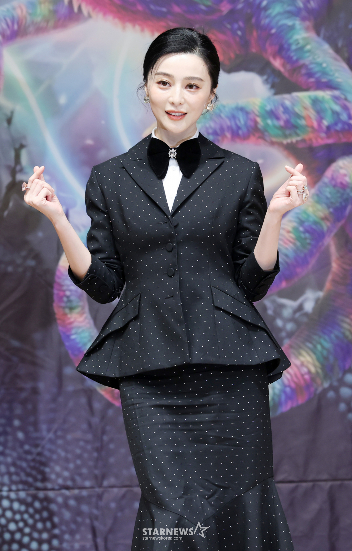 La actriz china Fan Bingbing posa durante la rueda de prensa de 'Mother Bum' de BIFAN 2026, celebrada el día 3 en el departamento central de Hyundai Department Store en Bucheon, provincia de Gyeonggi. /foto=Kim Hwi-seon hwijpg@