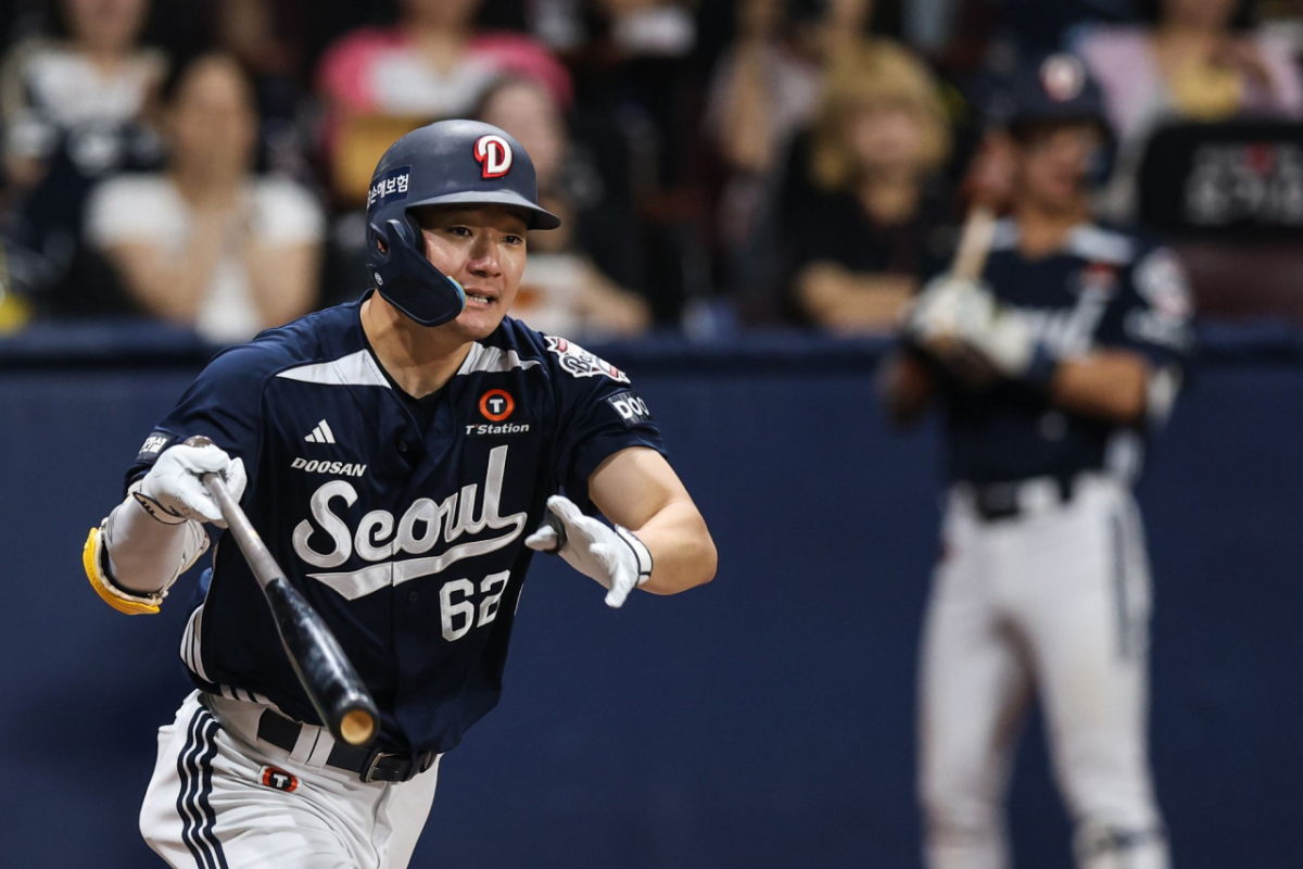 A game between the Doosan Bears and Kiwoom Heroes held at Seoul Gocheok Sky Dome on the 4th. Photo of An Jae-seok. /Photo=Doosan Bears provided