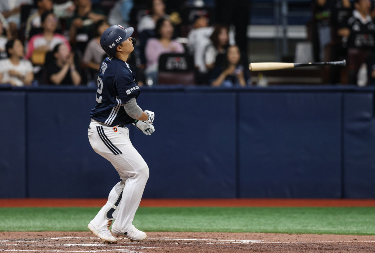 A game between the Doosan Bears and Kiwoom Heroes held at Seoul Gocheok Sky Dome on the 4th. Photo of Park Jun-soon. /Photo=Doosan Bears provided