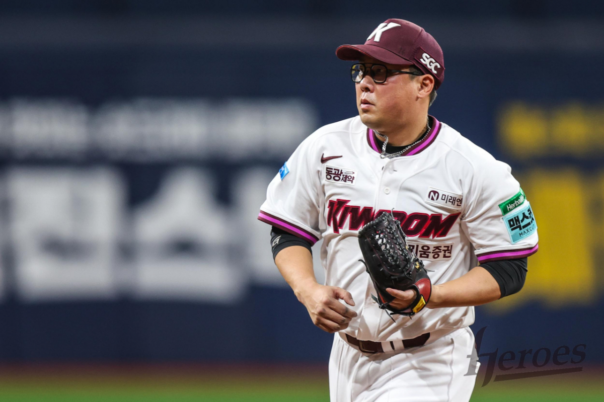 El infielder de Kiwoom Heroes, Ahn Chi-hong. /Foto=proporcionado por Kiwoom Heroes