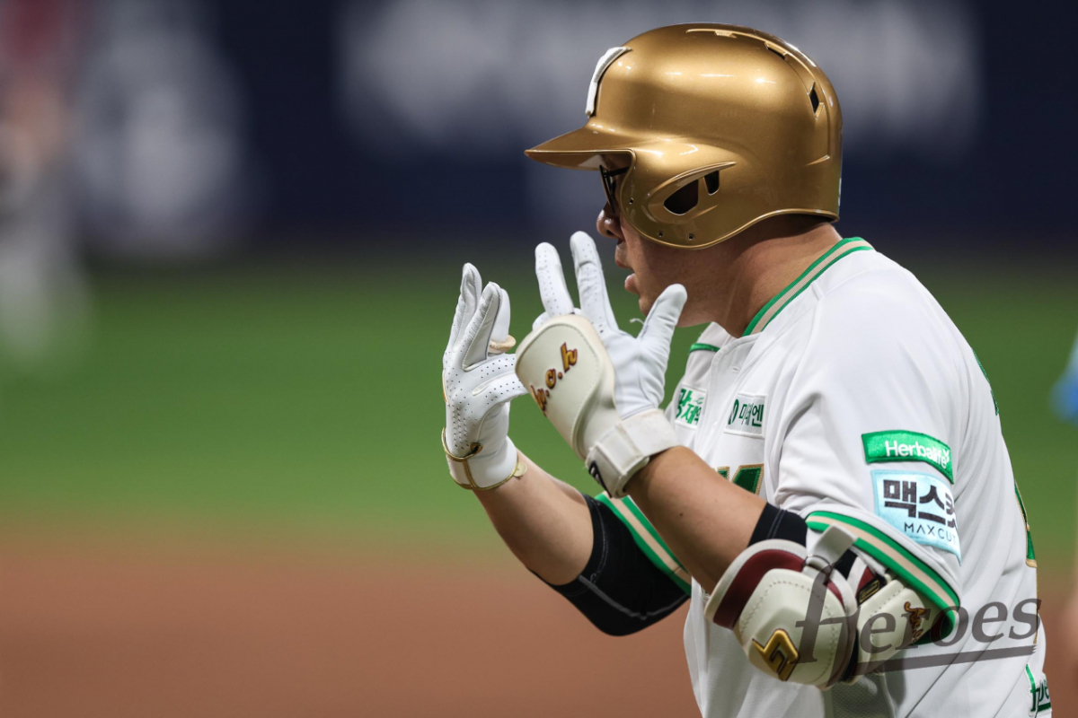 An Chi-hong, infielder de los Kiwoom Heroes. /Foto=proporcionado por Kiwoom Heroes