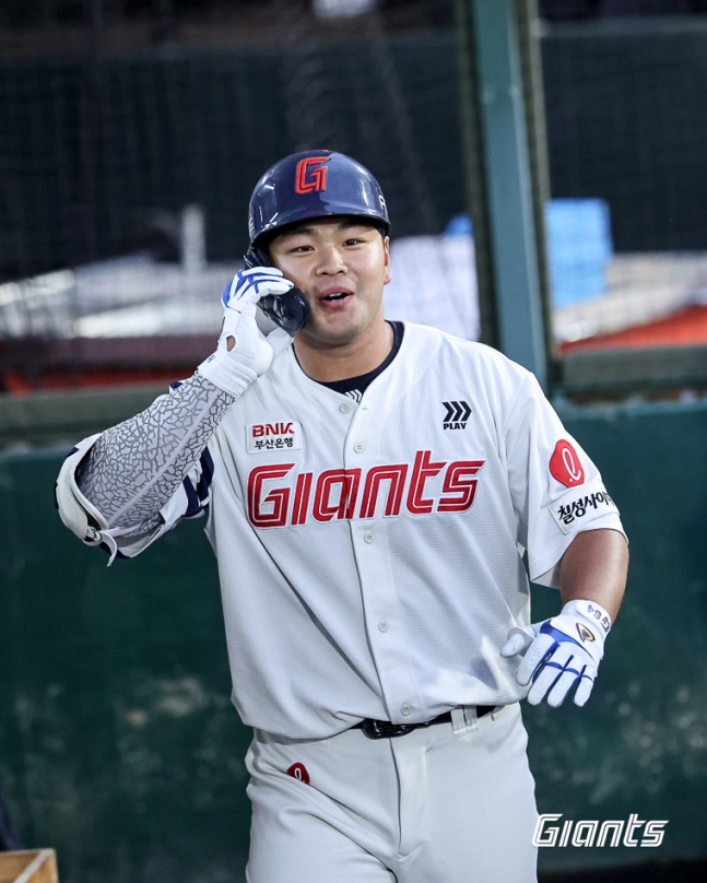 Ким Дон Хён. /Фото = Предоставлено Lotte Giants