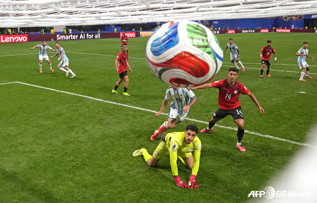 Lionel Messi's scoring scene. /AFPBBNews=NEWS1