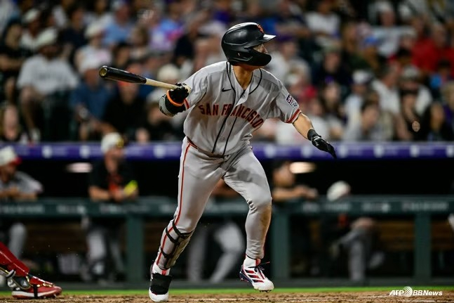Lee Jung-hoo at bat. /AFPBBNews=NEWS1