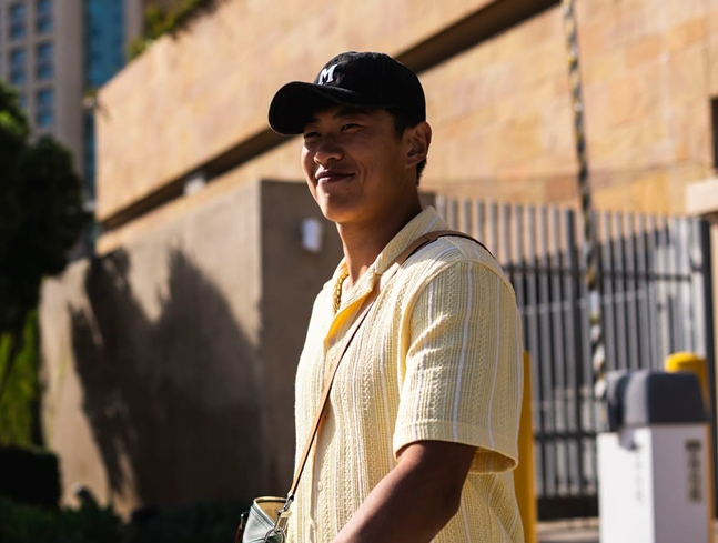 試合のために出勤するソン·ソンムン。 /写真=サンディエゴ·パドレス公式SNS